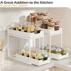 Double Layer Pull-Out Under Sink Storage Organizer