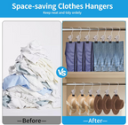 Hook Hangers Clothes Hanger Clips for Closet