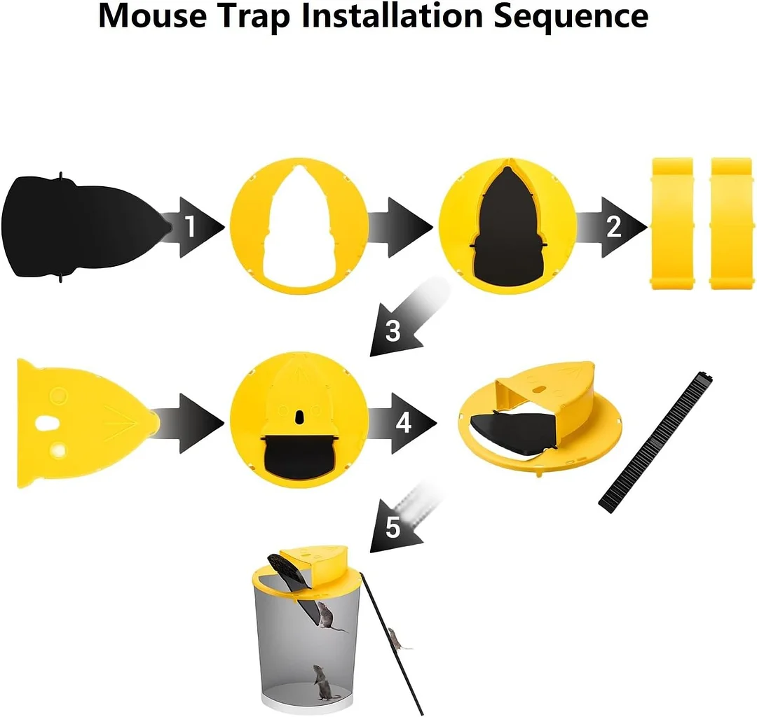Bucket Lid Mouse Trap, Mouse Rat Trap Bucket