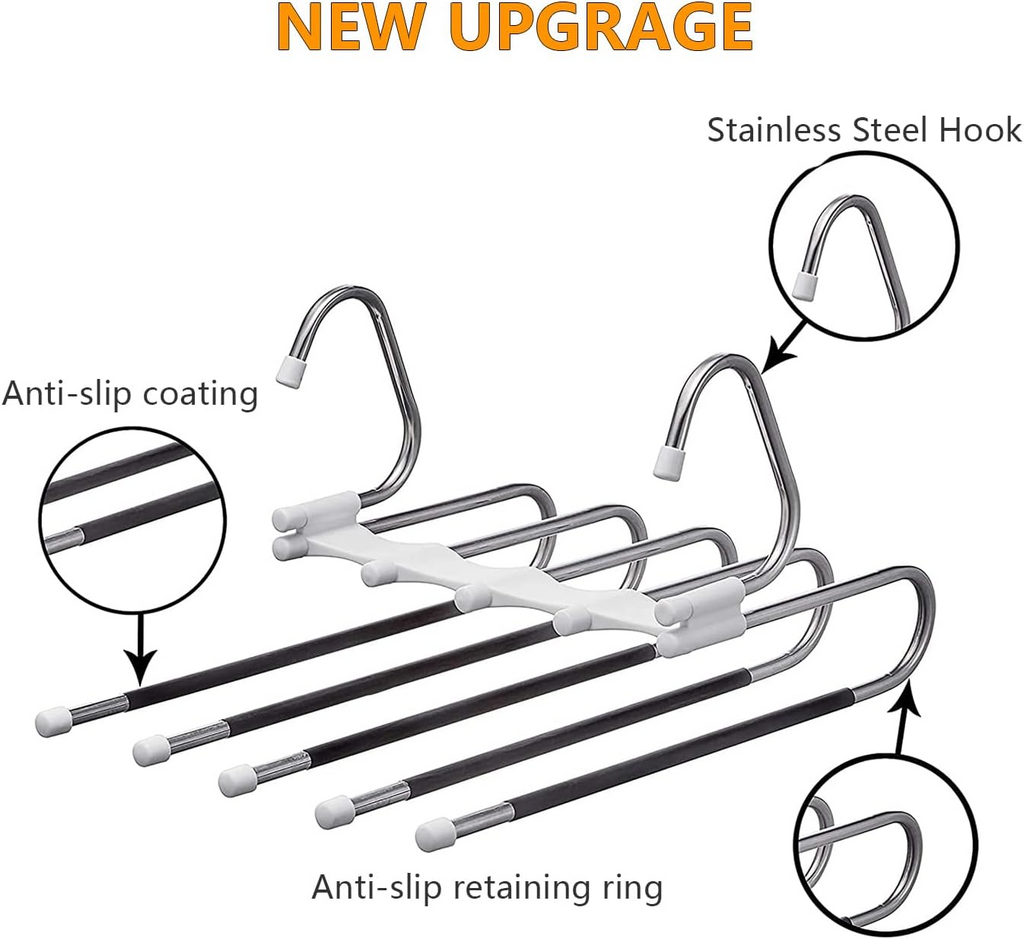 Multi-Functional Pants Rack, Clothes Pants Hangers