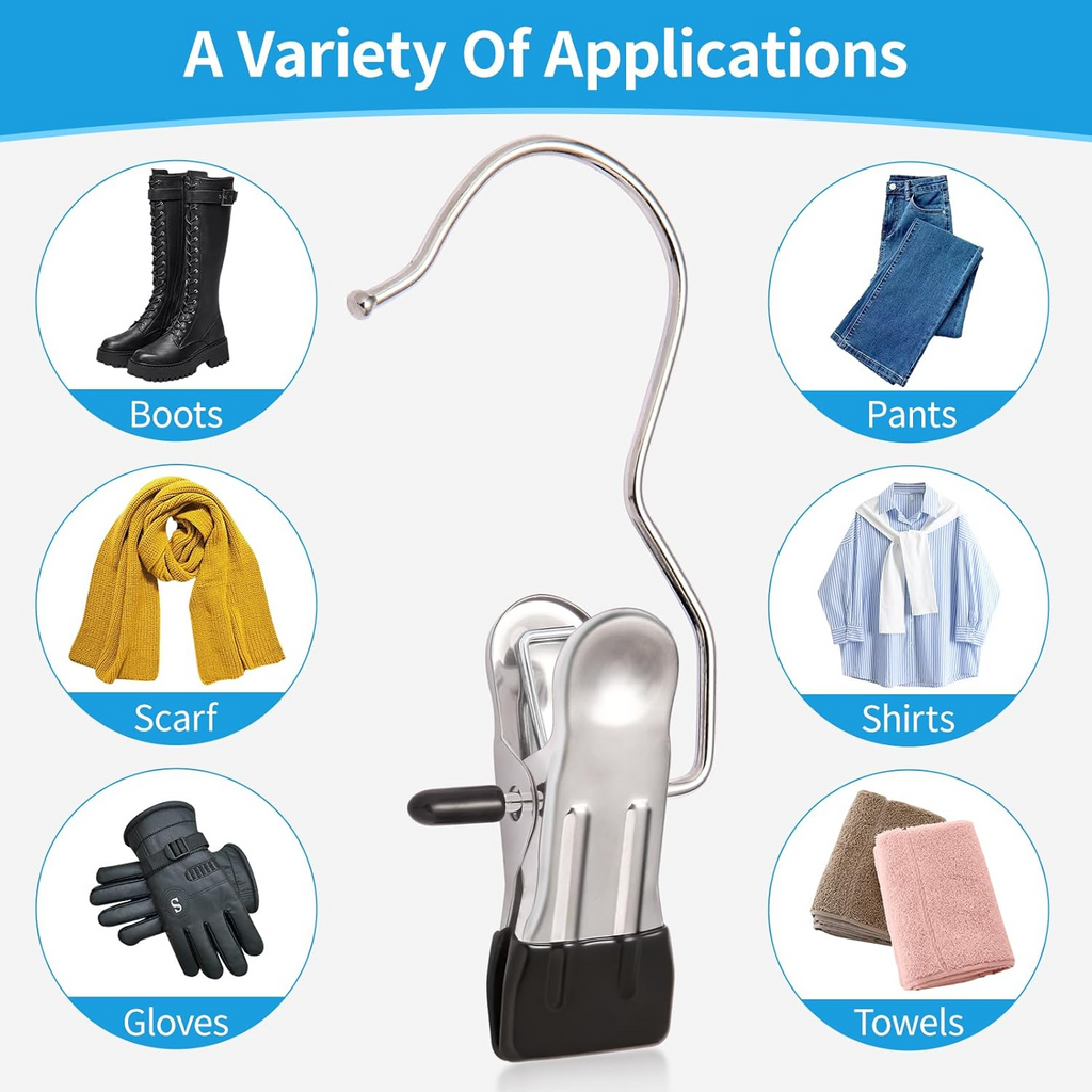 Hook Hangers Clothes Hanger Clips for Closet