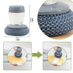 Kitchen Soap Dispensing Palm Brush, Kitchen Scrubber, Add Liquid Multifunctional Dishwashing Brush Kitchen Cleaning Tool