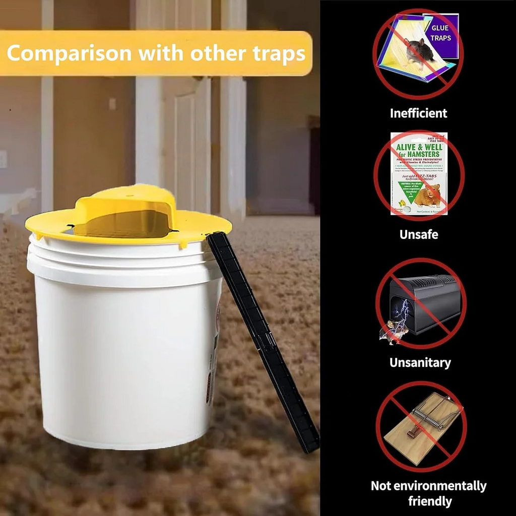 Bucket Lid Mouse Trap, Mouse Rat Trap Bucket