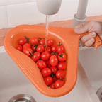 Kitchen Sink Drain Basket Swan Drain Rack, Multifunctional Drainer Rack, Vegetable and Fruit Drainer Basket