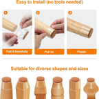 Transparent Chair Leg Floor Protector