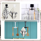 4PCS 360° Rotating Folding Hooks