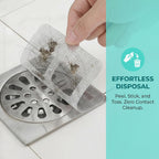 Shower Drain Hair Catcher Mesh Stickers