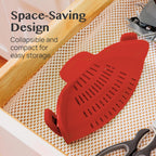 Silicone Pasta Strainer Clip-On for Pots and Pans