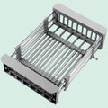 Expandable Over Sink Drain Basket Dish Rack