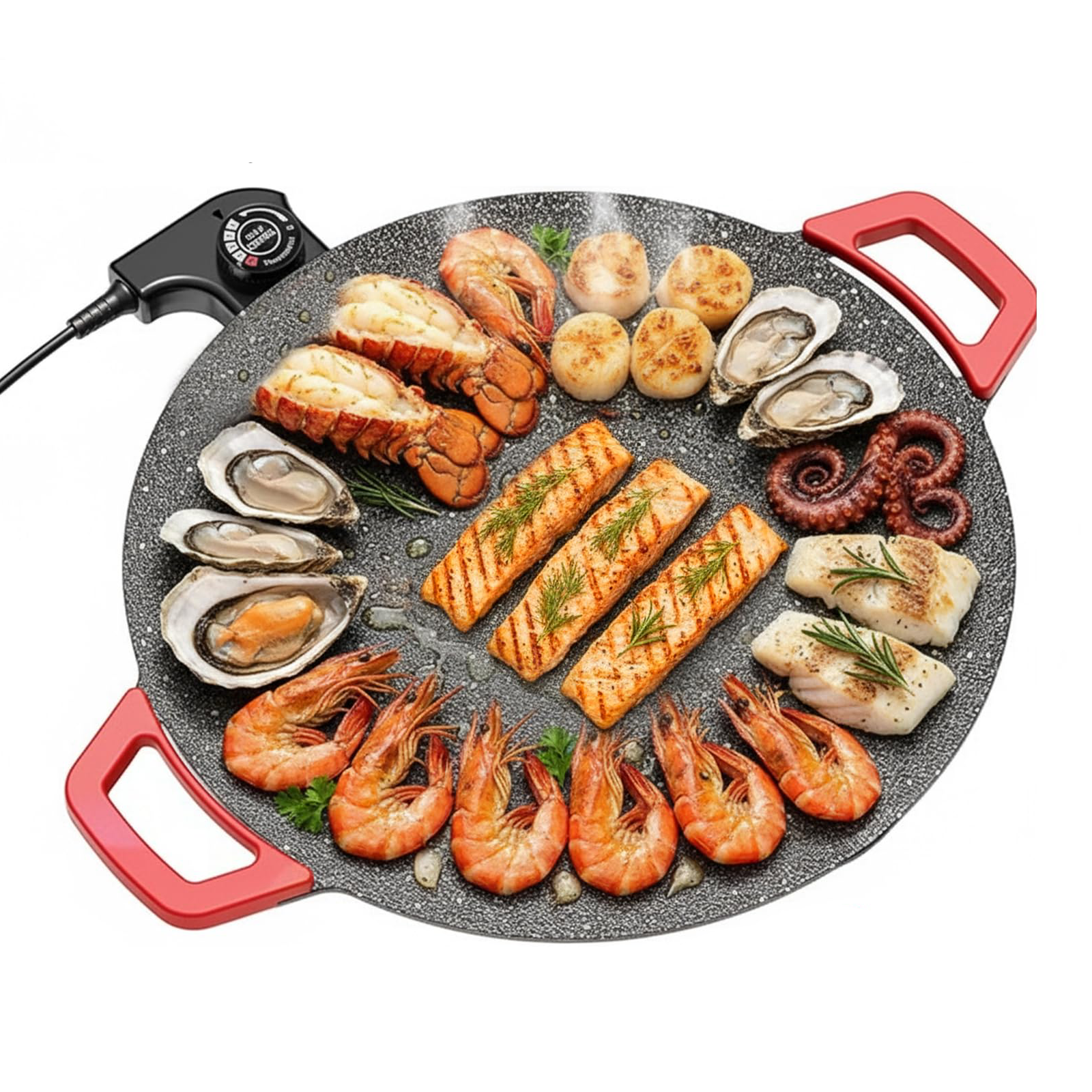 Electric Smokeless Indoor Grill Nonstick Griddle
