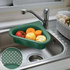 Kitchen Sink Drain Basket Swan Drain Rack, Multifunctional Drainer Rack, Vegetable and Fruit Drainer Basket