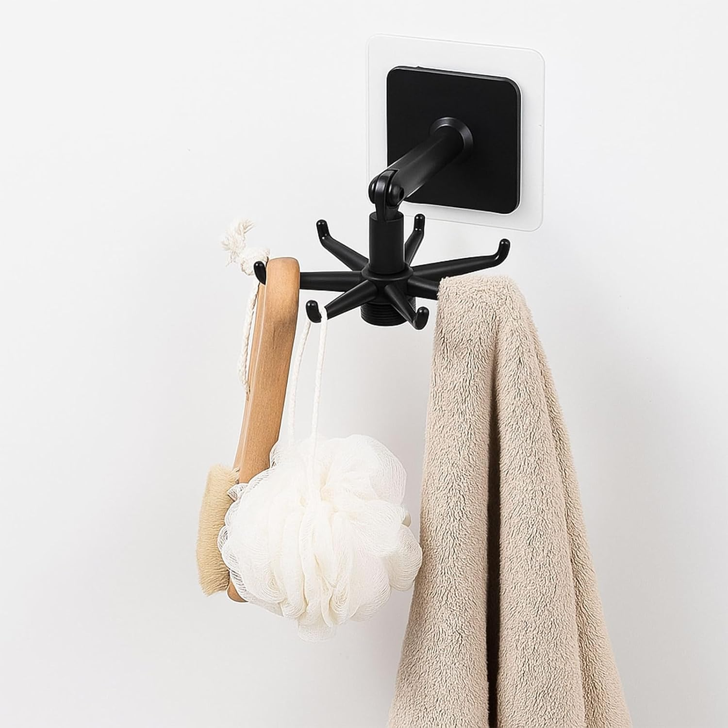 4PCS 360° Rotating Folding Hooks