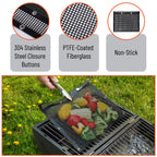 Reusable Non-Stick BBQ Mesh Grilling Bags