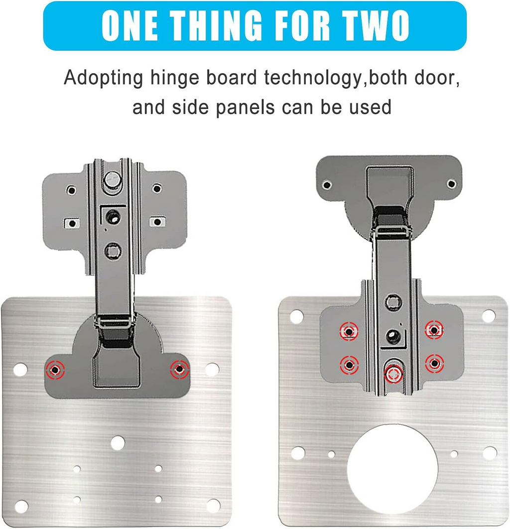 Hinge Repair Kit, Upgraded Cabinet Hinge Repair Plate Kit