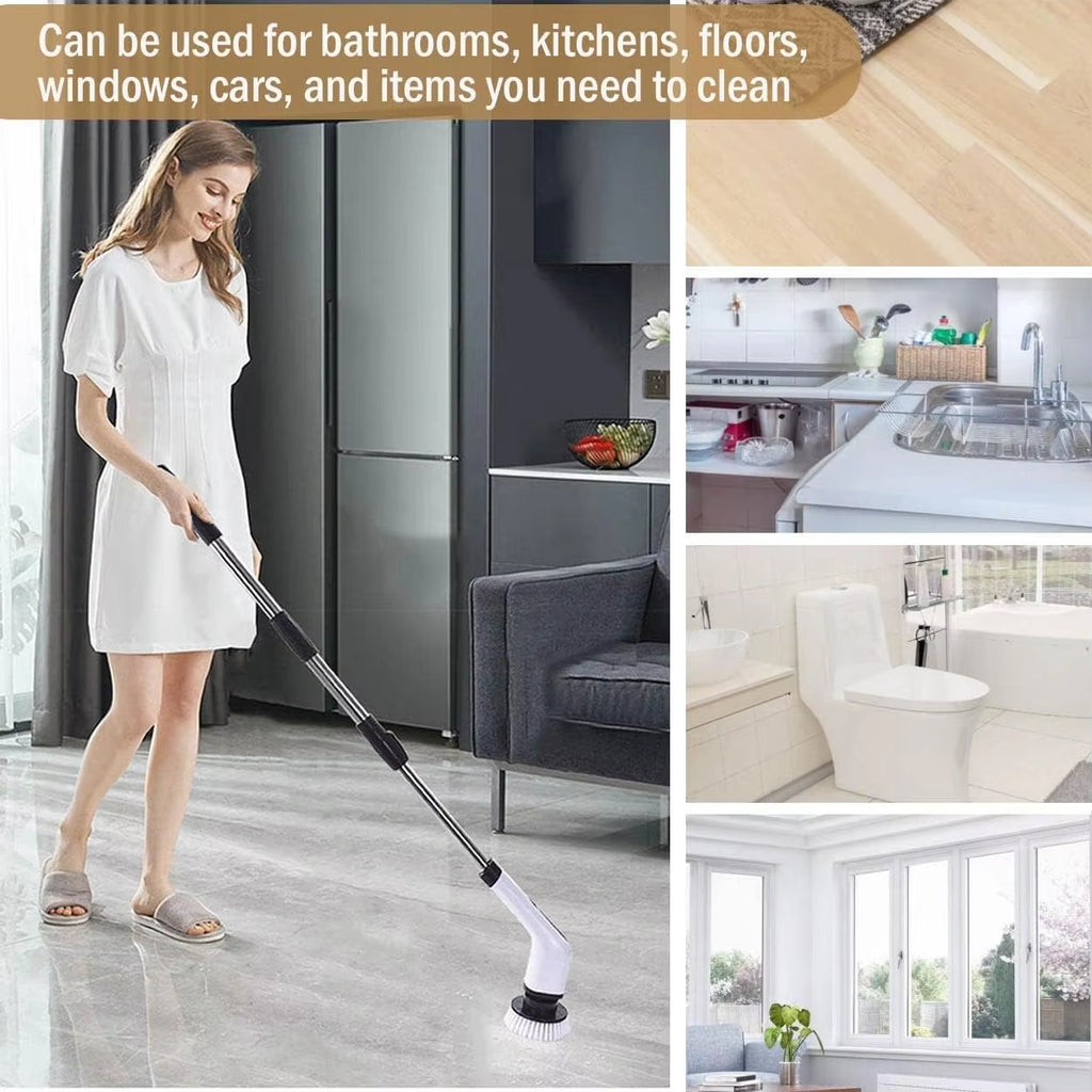 Cordless Electric Spin Scrubber for Kitchen & Bathroom