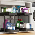 Double Layer Pull-Out Under Sink Storage Organizer