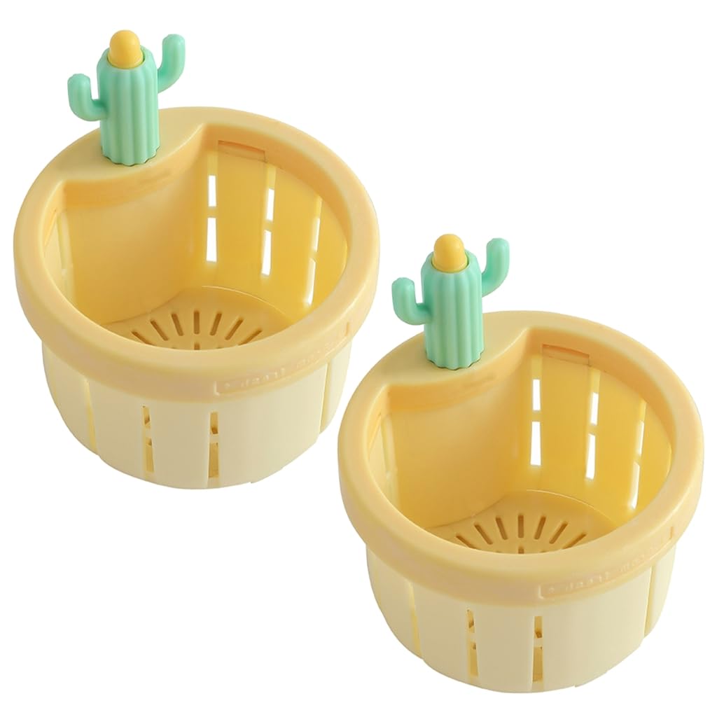 2PCS Cactus Kitchen Sink Drain Strainer Basket