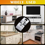 Hinge Repair Kit, Upgraded Cabinet Hinge Repair Plate Kit