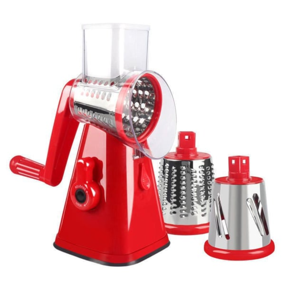 Multifunctional Vegetable Cutter & Mandolin Slicer with Drum Blades