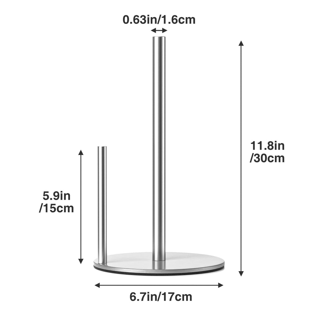 Black Stainless Steel Paper Towel Holder