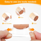 Transparent Chair Leg Floor Protector