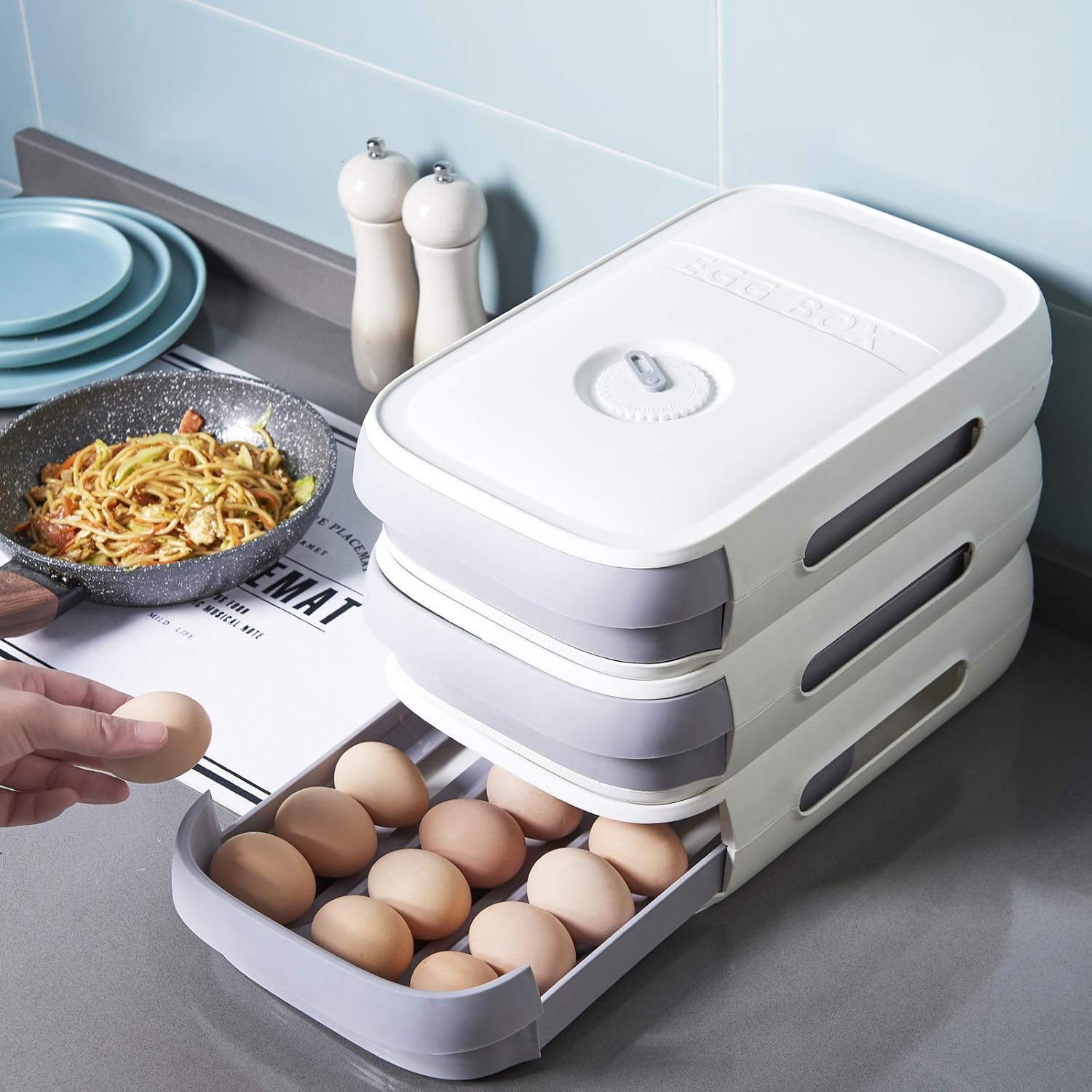 New Drawer Type Egg Storage Box