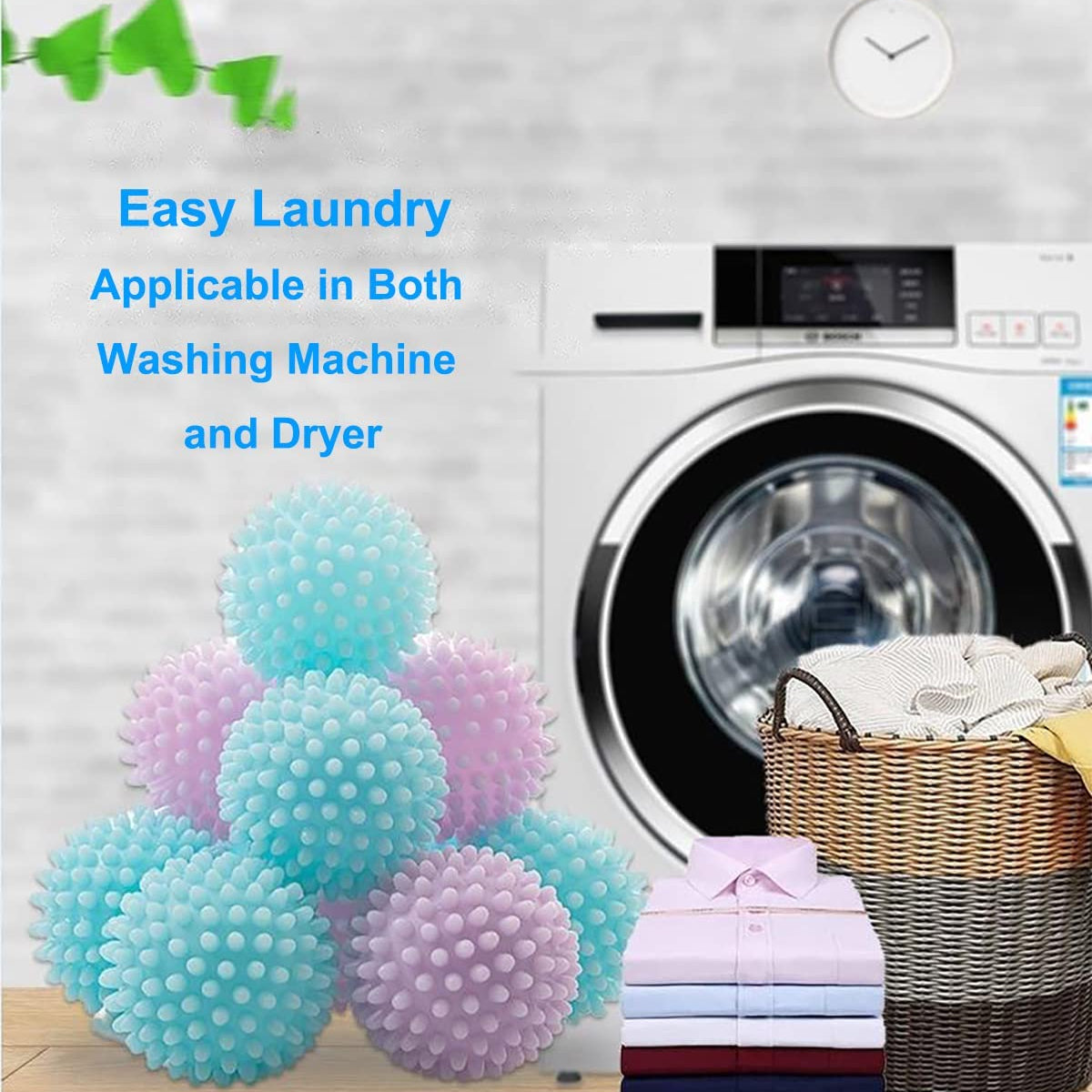 Reusable Laundry Dryer Balls Fabric Softener (4PCS)