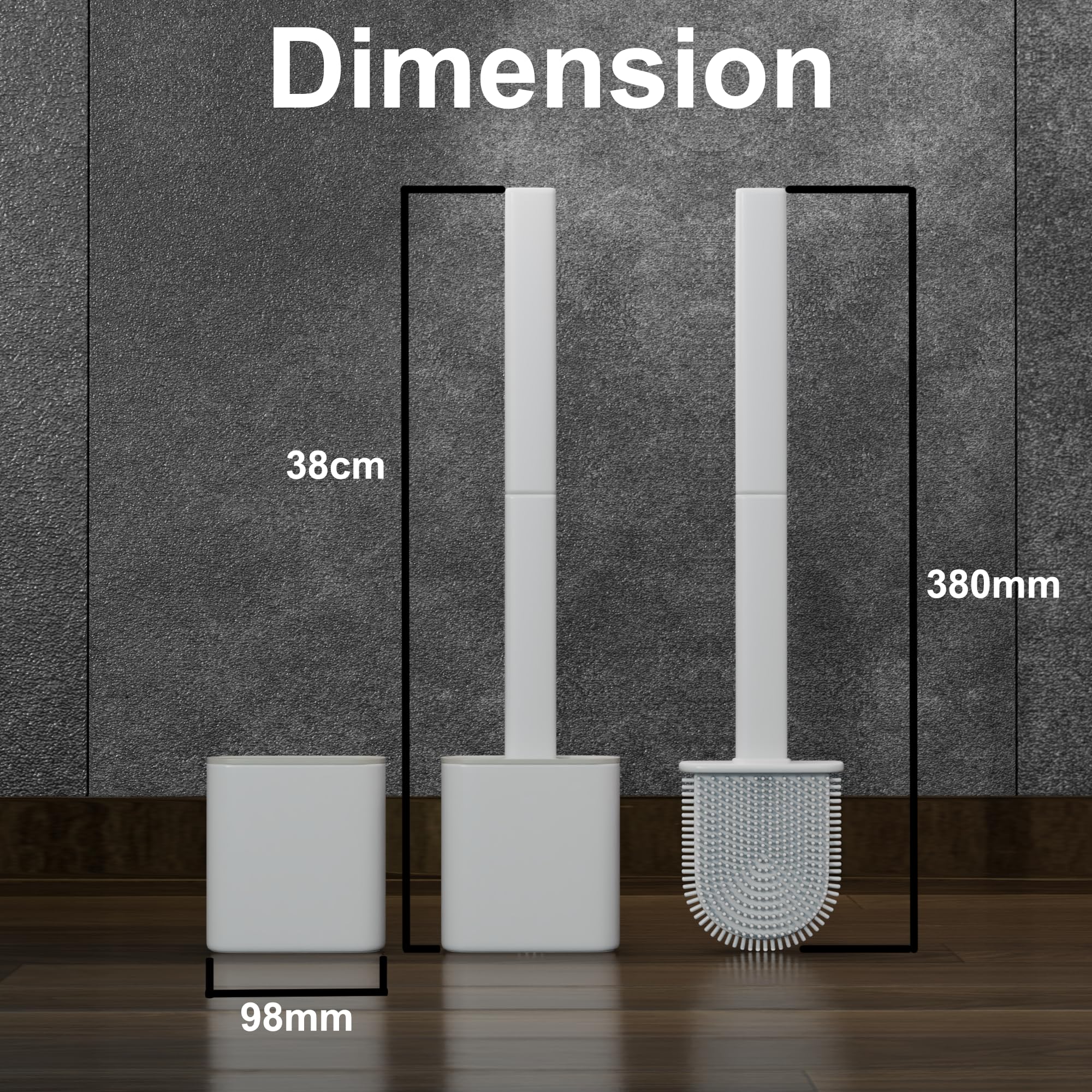 Silicone Toilet Brushes & Holders