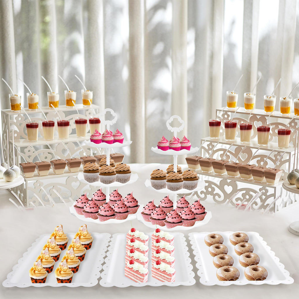 6PCS Dessert Table Display & Cupcake Stand Set