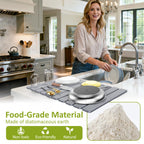 Large Stone Dish Drying Mat for Kitchen Counter