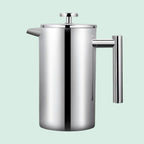 Stainless Steel French Press Coffee Maker Double Wall