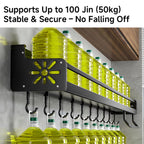 Metal Kitchen Shelf No-Drill Drain Rack