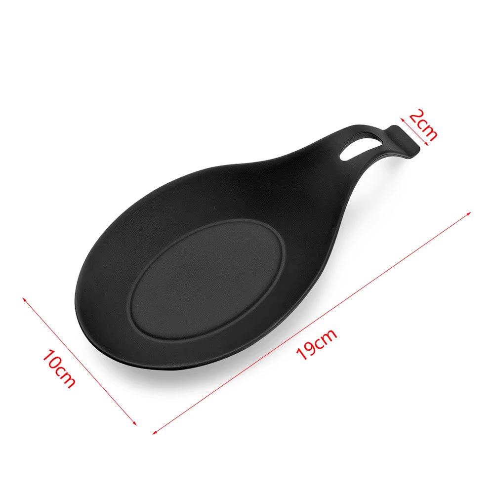 Heat Resistant Silicone Spoon Shelf Chopstick Tray Pot Holder