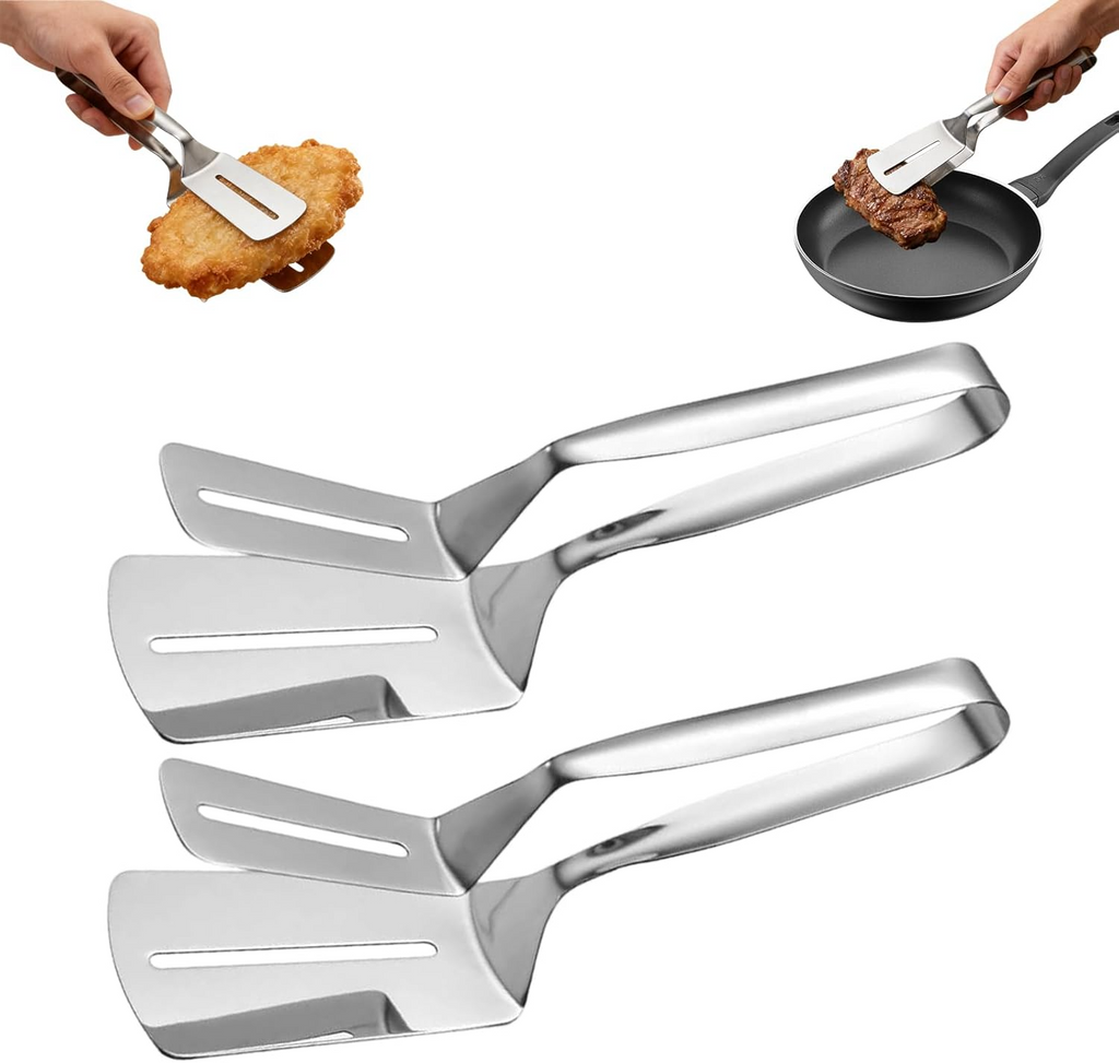 Stainless Steel BBQ Tongs Multifunctional Cooking Tool