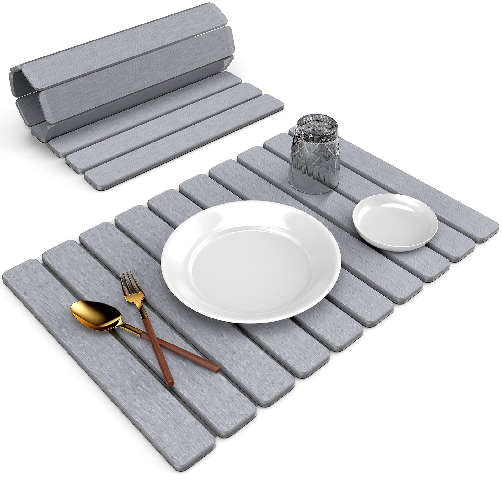 Large Stone Dish Drying Mat for Kitchen Counter