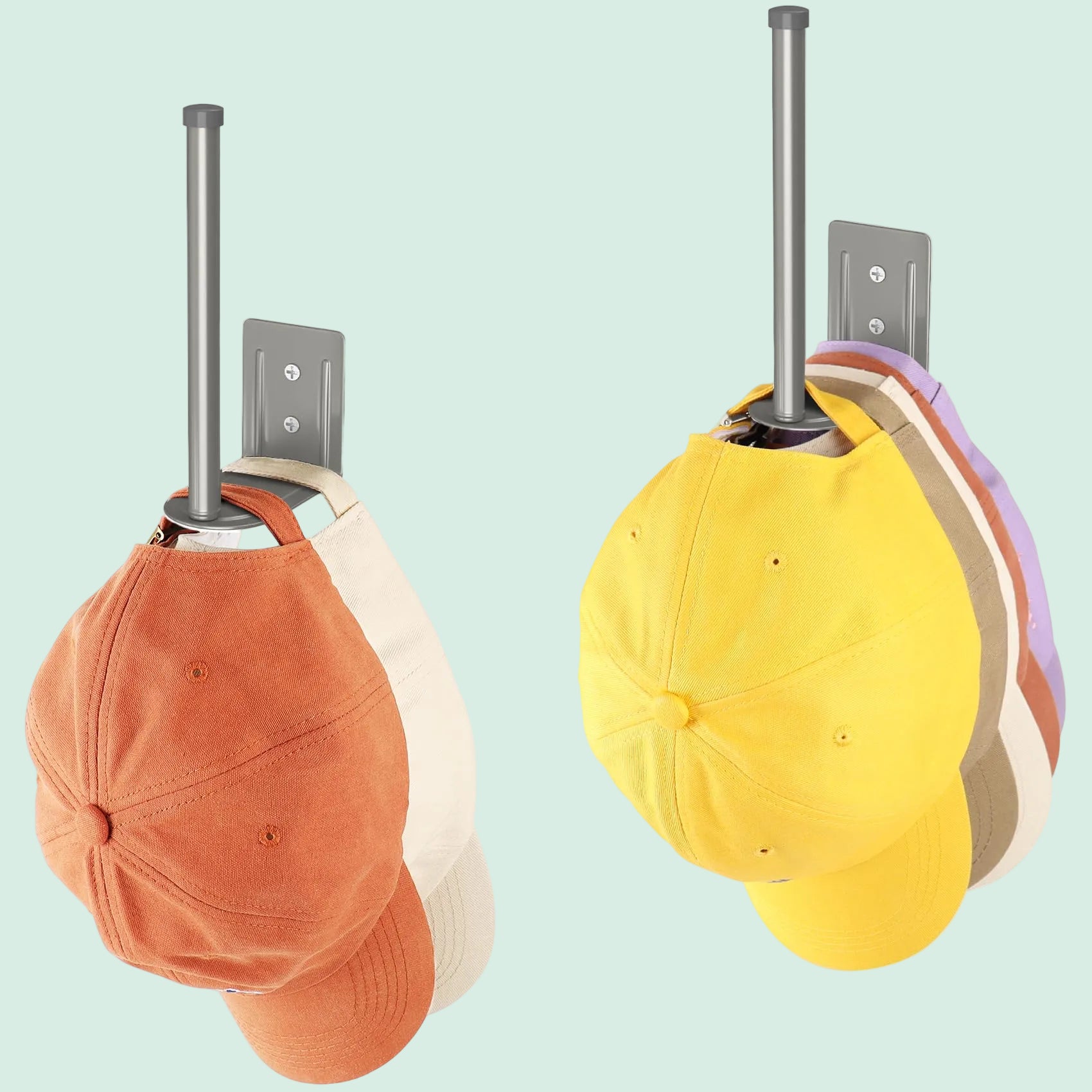 2 Pack Hat Racks for Baseball Caps