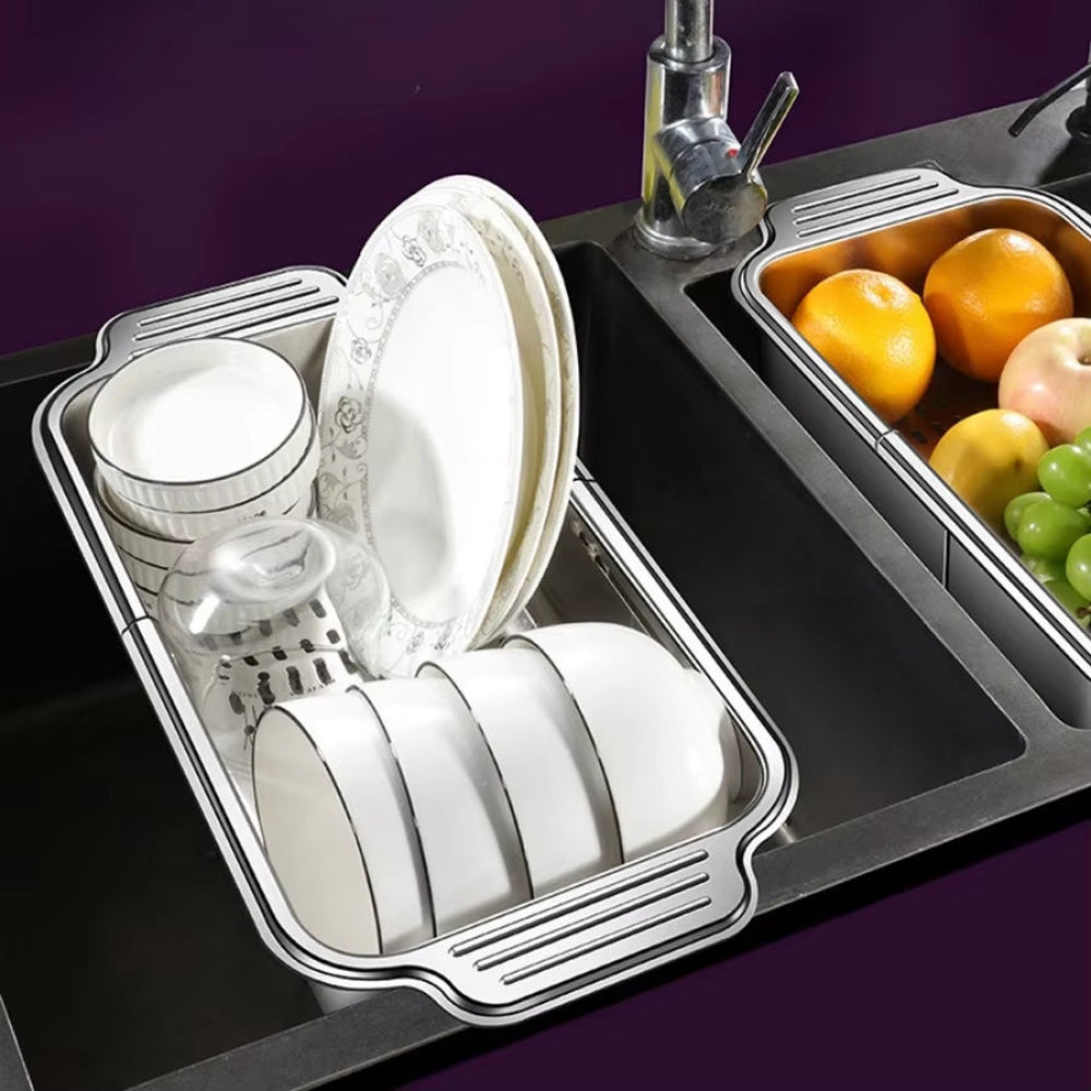 Stainless Steel Expandable Sink Colander Basket