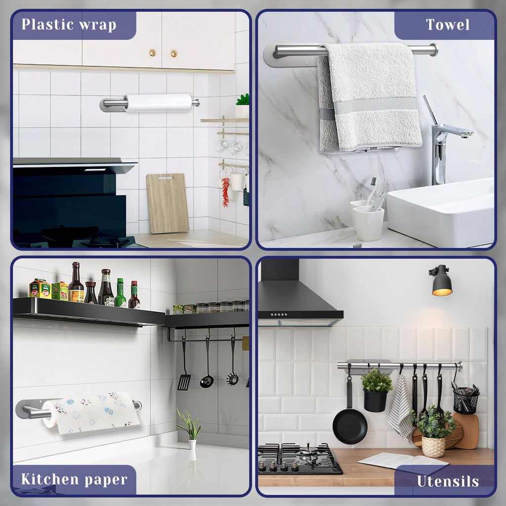 Stainless Steel Under Cabinet Paper Towel Holder
