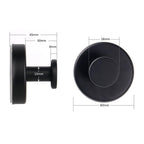 4PCS Suction Cup Shower Hooks Stainless Steel