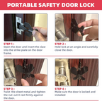 Portable Heavy-Duty Door Lock
