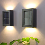 Waterproof Solar Powered Outdoor Patio Wall Decor Light (2PCS)