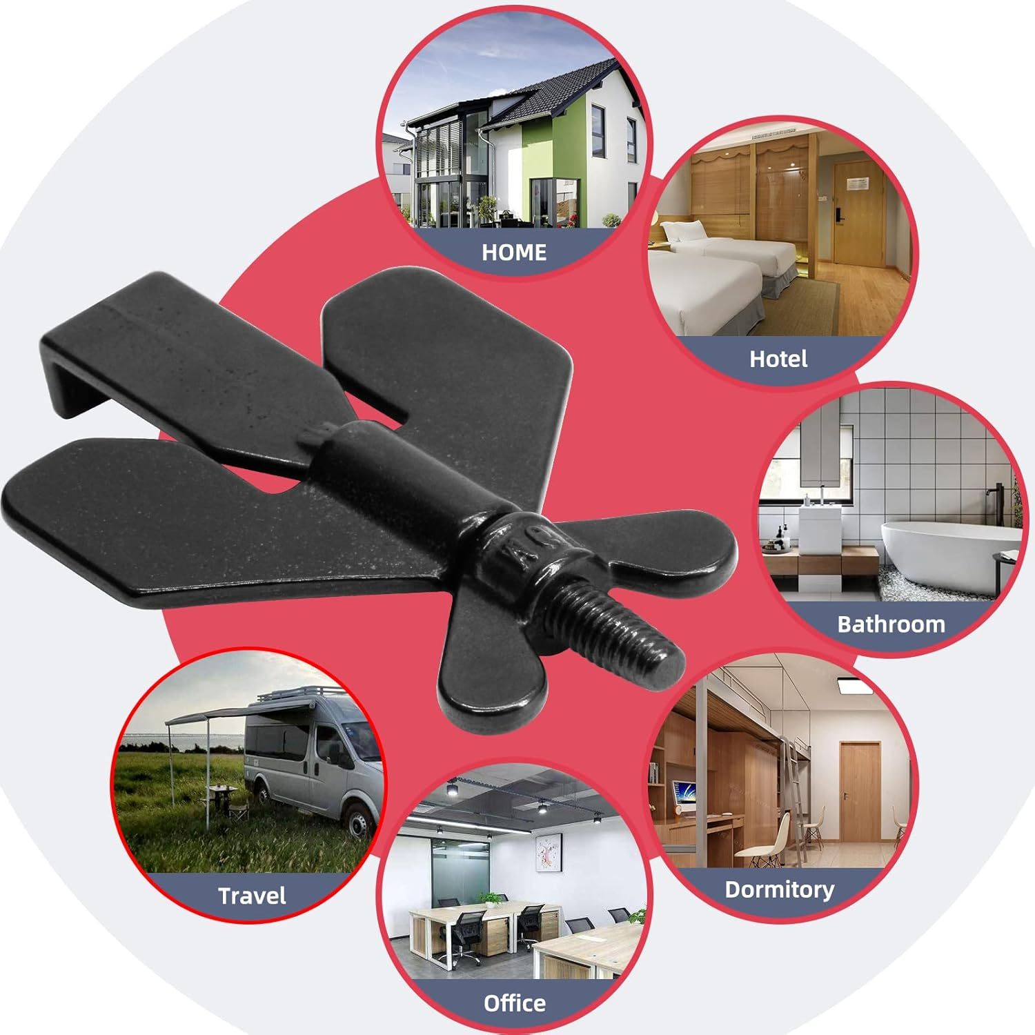 Portable Heavy-Duty Door Lock