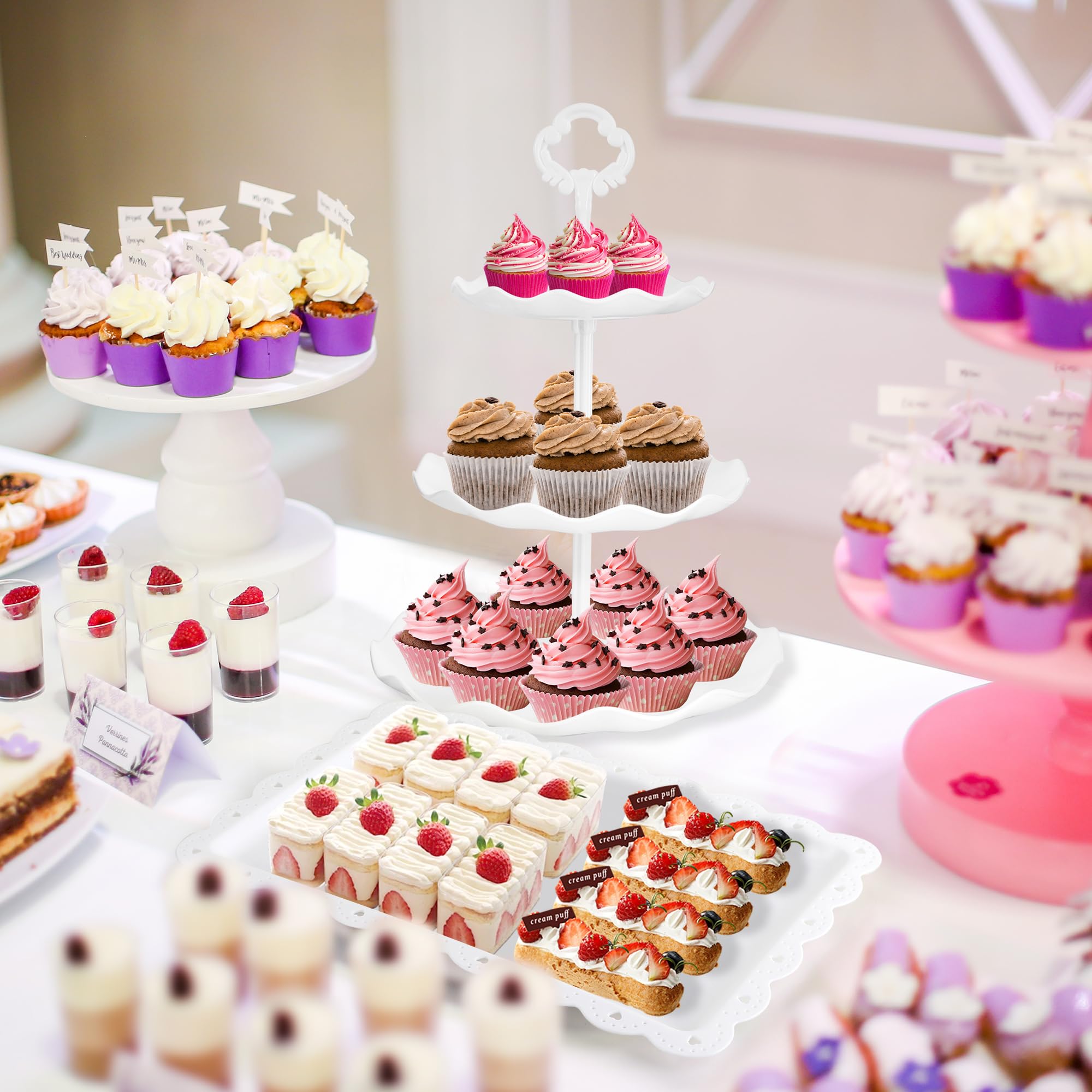 6PCS Dessert Table Display & Cupcake Stand Set