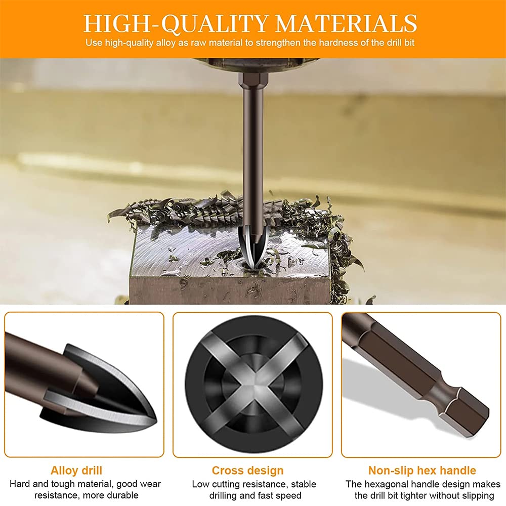 Efficient Universal Drilling Tool 5pcs