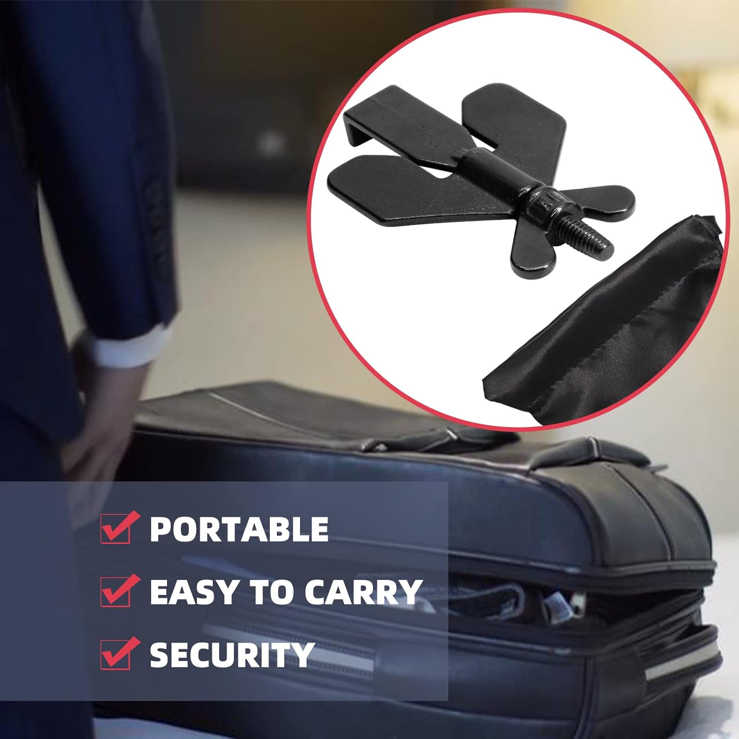 Portable Heavy-Duty Door Lock