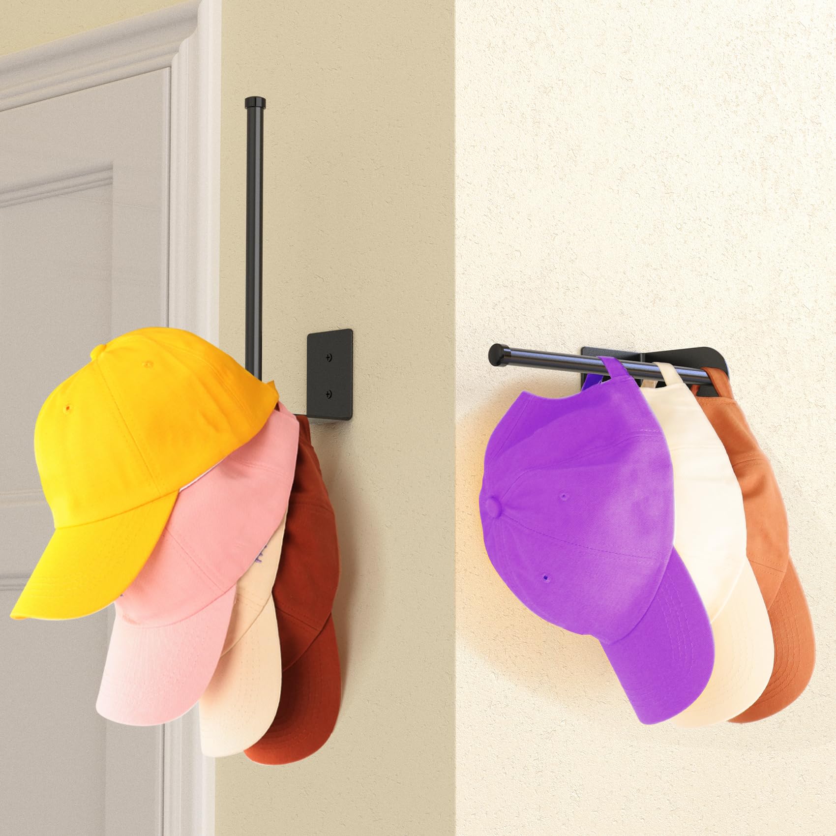 2 Pack Hat Racks for Baseball Caps
