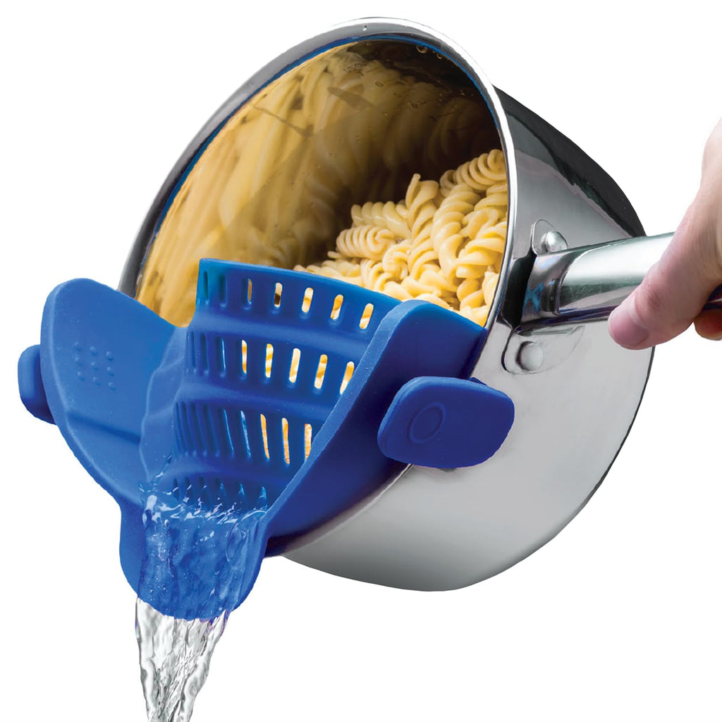 Silicone Pasta Strainer Clip-On for Pots and Pans