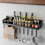 Metal Kitchen Shelf No-Drill Drain Rack