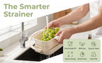 Upgrade Foldable Hanging Sink Drain Basket