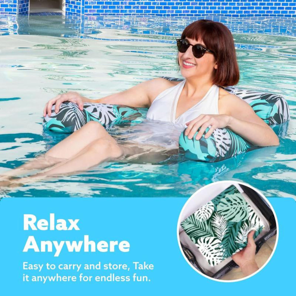 Inflatable Water Hammock Floating Pool Lounger
